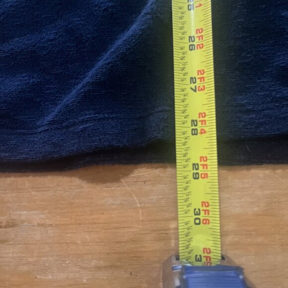 Marine Layer Terry Out Polo Navy Multistripe Short Sleeve Palm Trees Mens L/XL - Picture 9 of 12